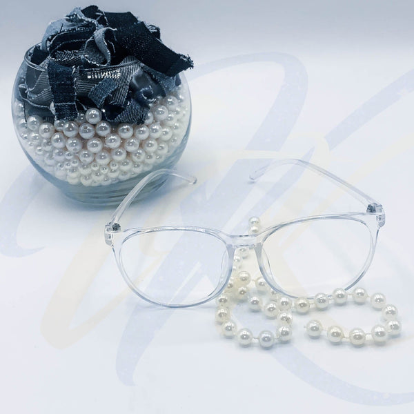 Big Round - Clear Frames w/Clear Lens