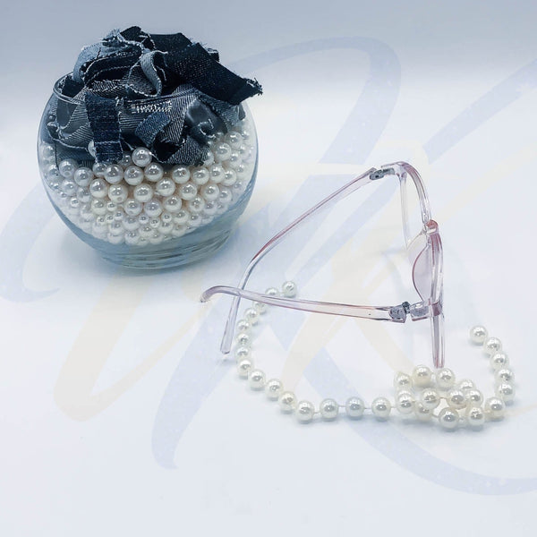 Big Round - Pink Frames w/Clear Lens